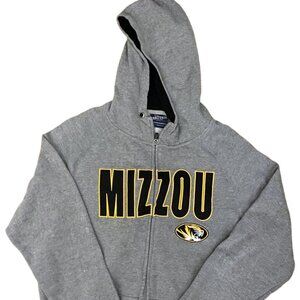 Campus Heritage Mizzou Tigers Full Zip Hoodie – Size Medium – Gray Fleece